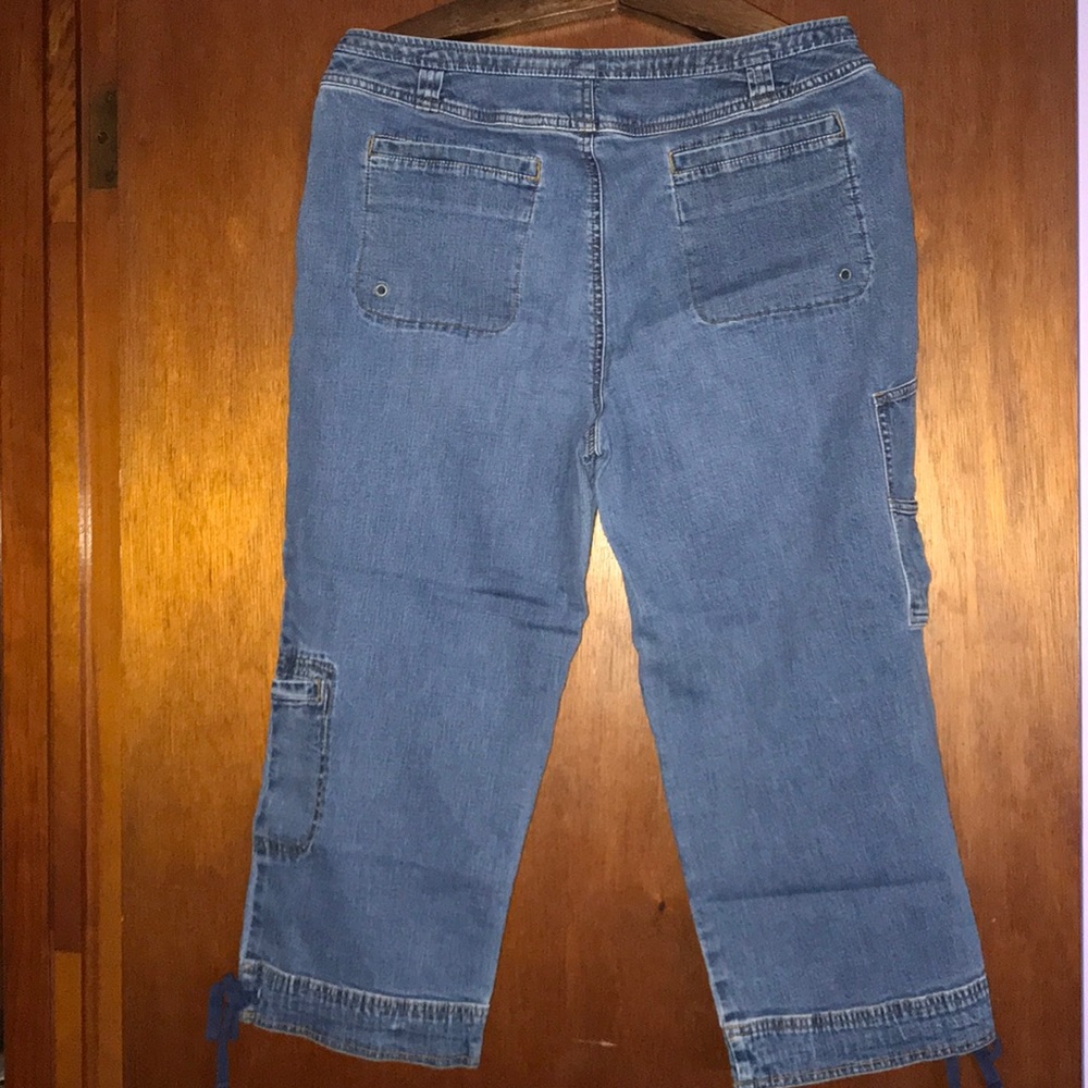 boyfriend cropped jeans by Coldwater Creek.